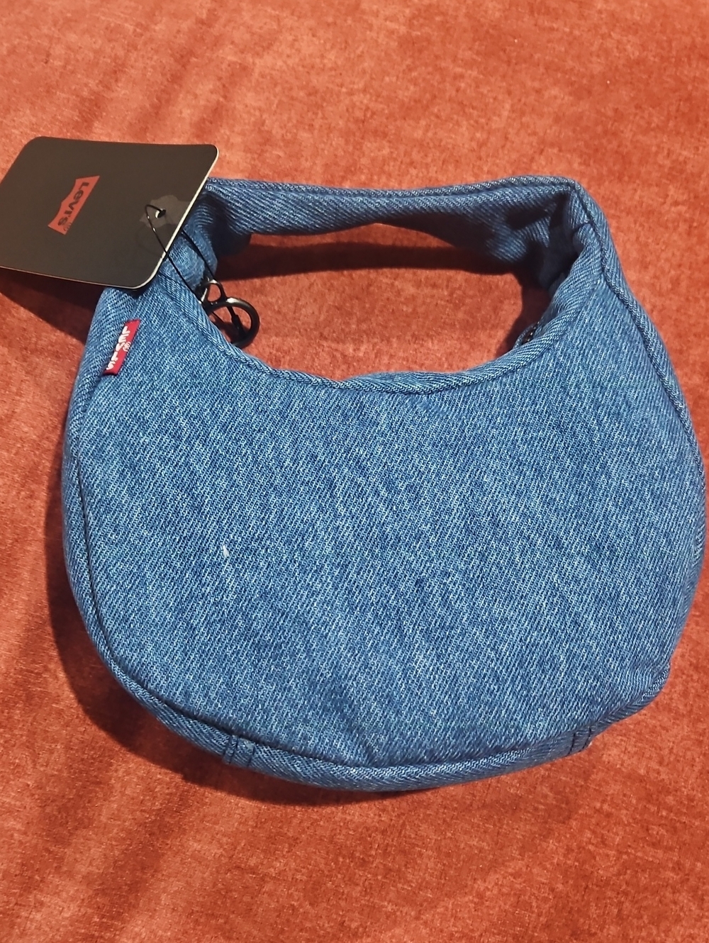 Levi's Denim Mini Shoulder Brooklin Bag in Blue